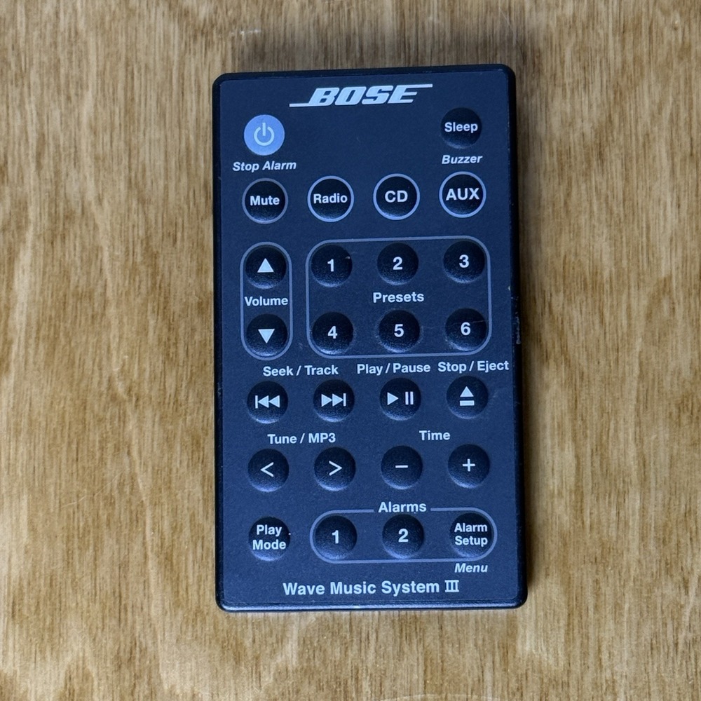 Genuine Bose Wave Music System III Remote Control  Wave Radio CD Player Tested